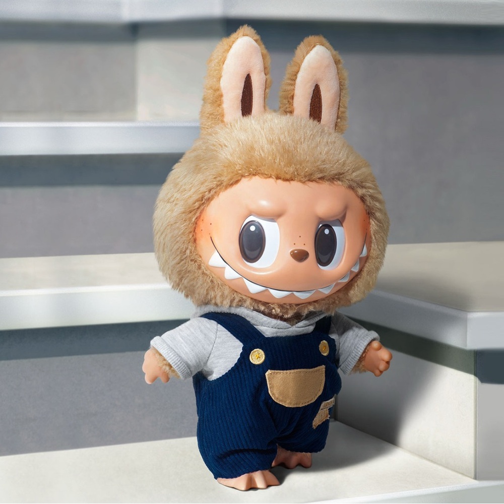 Authentic pop mart LABUBU Time to chill-Vinyl Plush Doll